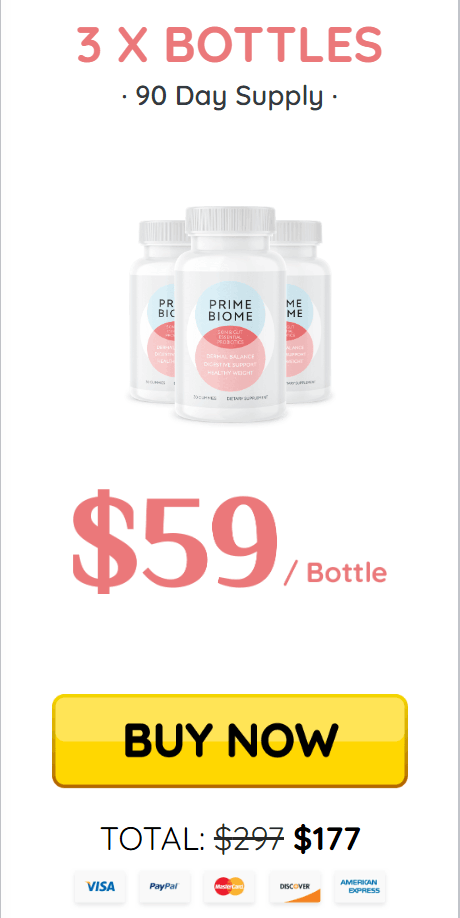 PrimeBiome Buy 3